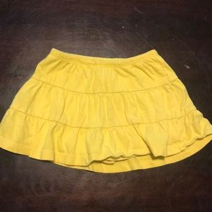 Yellow baby skirt